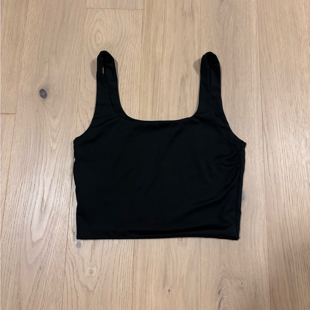 Classic Black Women's Crop Top